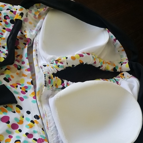 NWT Tankini Top White and color - Picture 8 of 10